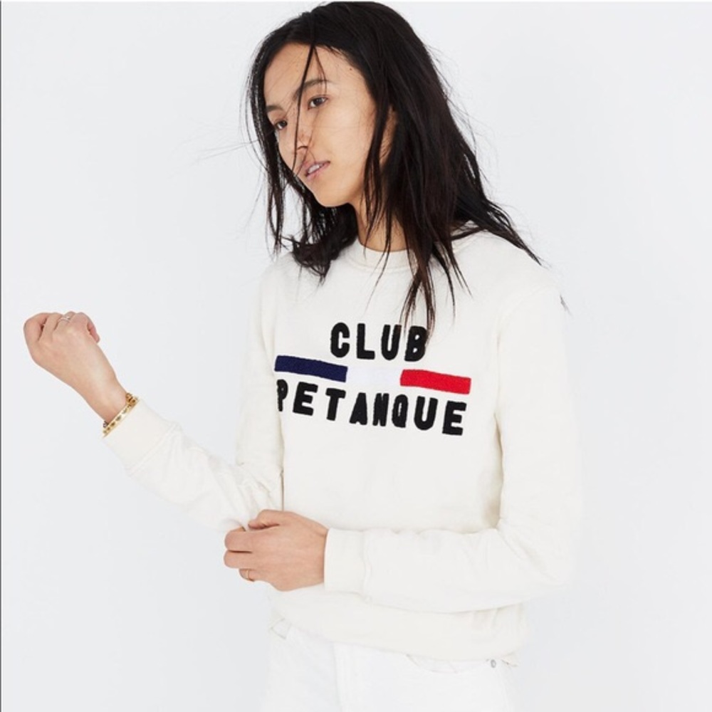 Madewell x Club Pétanque Cream Sweatshirt